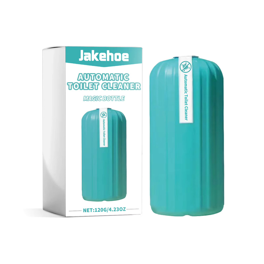 Jakehoe Automatischer Toilettenreiniger in Türkis zur Entfernung von Gerüchen und Urinflecken - Bild 2