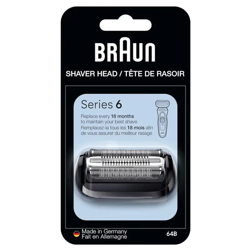 Braun Rasierkopf 64B für Serie 6/6 Pro, empfindlicher Hautschutz - Bild 7