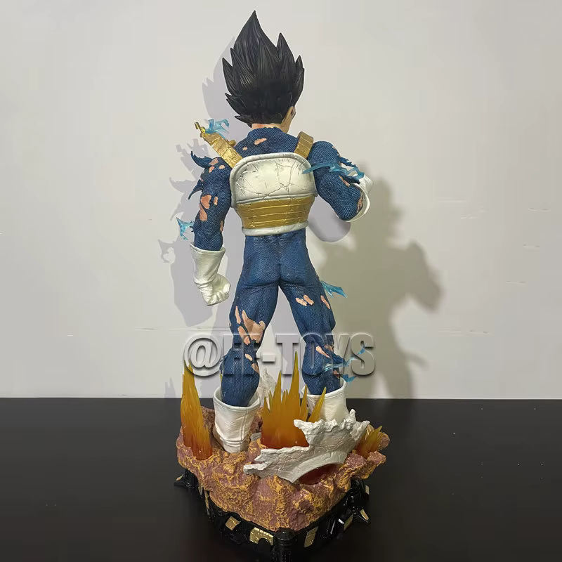 Bandai Dragon Ball Vegeta Actionfigur mit austauschbarem Kopf, mehrfarbig, Höhe: 55 cm - Bild 3