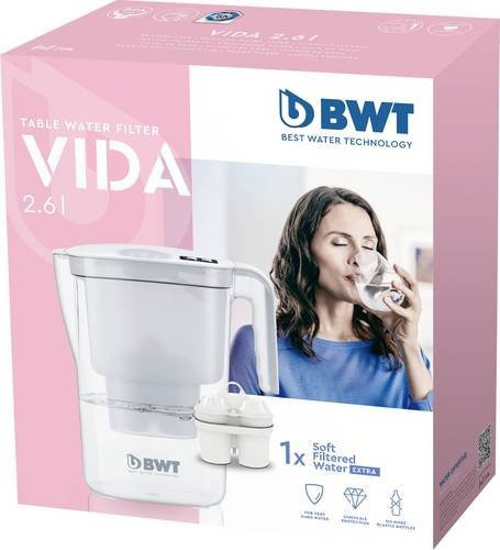 BWT VIDA Wasserfilterkanne Weiß 2,6 l - Bild 1