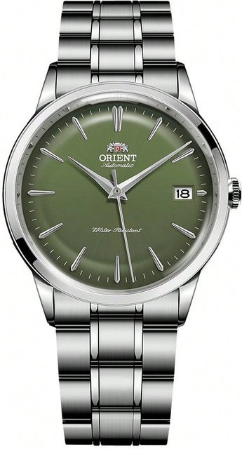 ORIENT Armbanduhr, Automatik, Edelstahl, grünes Zifferblatt, Unisex - Bild 1