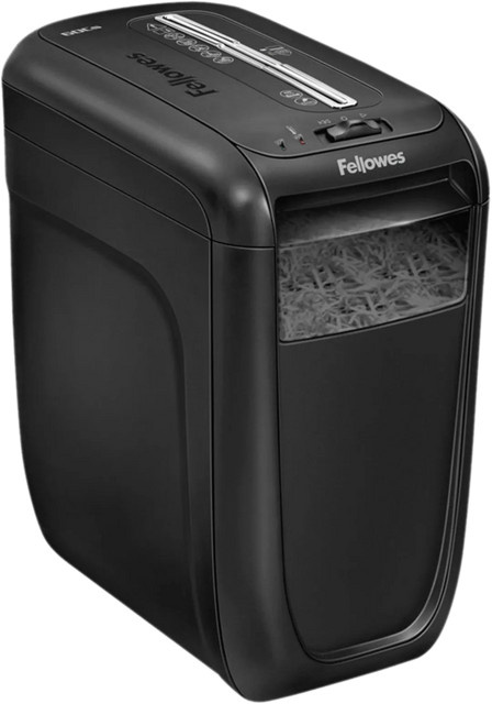 Fellowes Powershred 60CS Aktenvernichter in Schwarz mit Kreuzschnitt 3,9 x 50 mm P-3 T-3 - Bild 1