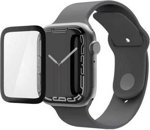 Hama Super Hybrid Displayschutz mit Montagehilfe für Apple Watch 10, 42 mm, transparent - Bild 1