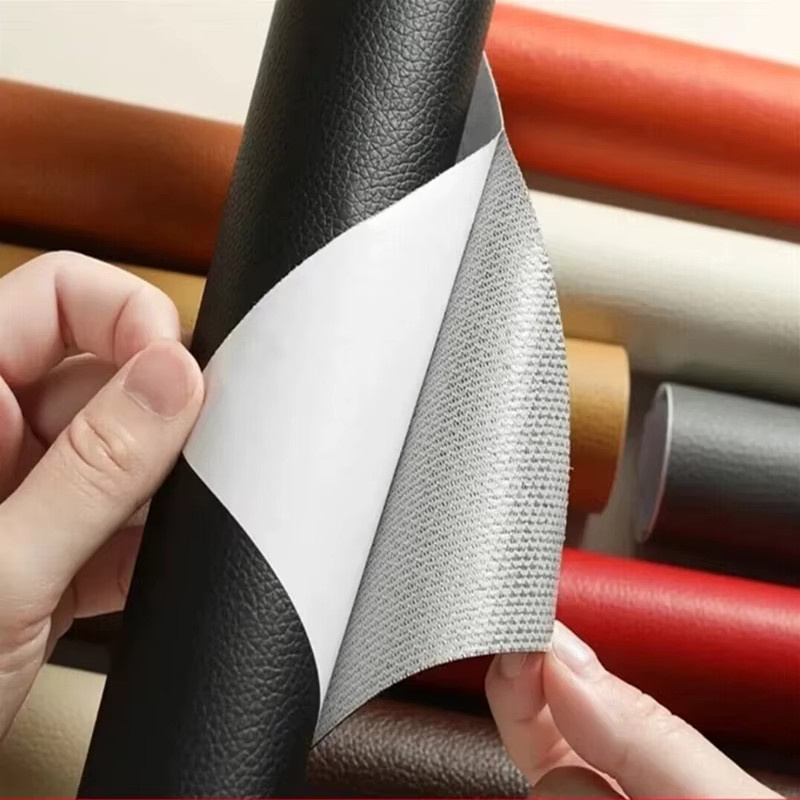 Selbstklebende Lederreparatur-Flicken zur Aufarbeitung von Möbeln, Sofas, Autositzen und Taschen aus PU-Gewebe in Schwarz und Gelb - Bild 5