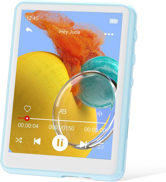 MECHEN MP3-Player mit 64GB Speicher, 6,5 Zoll Touchscreen, Bluetooth 2,4 und HiFi Lossless Sound in Blau - Bild 1