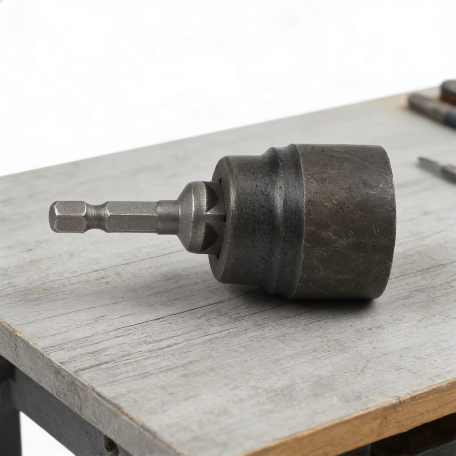 VIBRATITE Steckschlüsselhalterung für elektrische Schraubenschlüssel in Grau - Bild 4