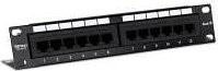 TRENDnet Patch Panel RJ-45 mit 12 Ports für Ethernet/LAN, Schwarz (TC-P12C6) - Bild 1