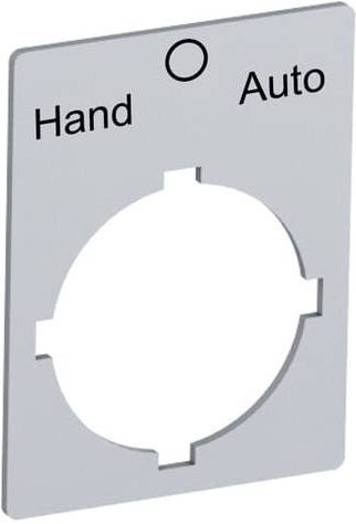 ABB Textschild SK615550-80 Grau 1 Stück - Bild 1