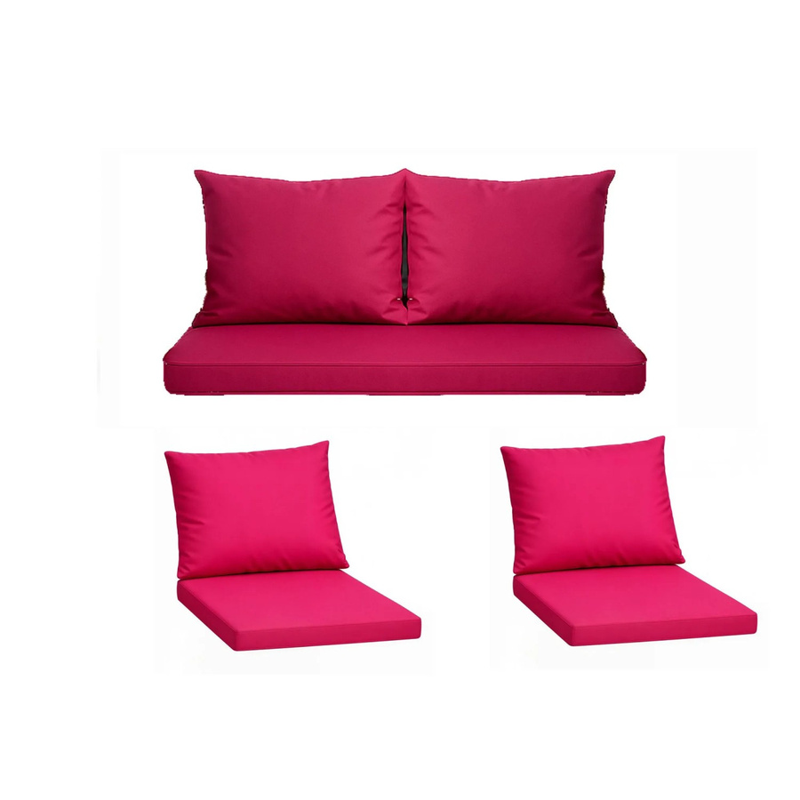 Setgarden Komfort Set Gartenloungekissen für Technorattan-Möbel in Rose, 1-teilig, Breite: 120 cm, Tiefe: 50 cm - Bild 2