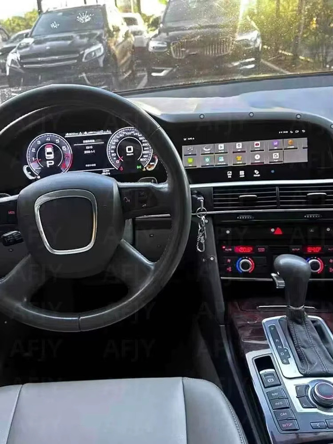 YANFU Digitales Cockpit für Audi A6 A6L C6 4F 2005-2012 mit Android Auto und drahtlosem CarPlay in Schwarz - Bild 6