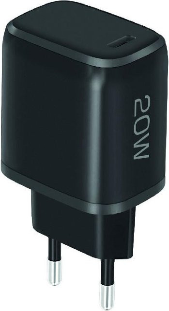 PETER JÄCKEL SPEED ONE USB Type-C Schnell-Reiselader 20 Watt Black - Bild 1