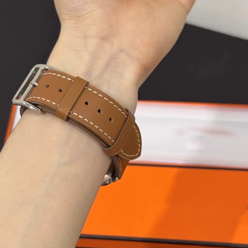Uhrenarmband Leder, Schmetterlingsschnalle, Huawei Watch Fit 3 - Bild 3