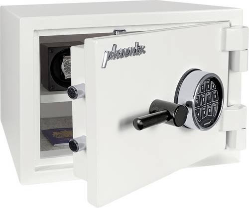 Phoenix Sicherheitstresor Fortress SS1452E mit elektronischem Hochsicherheitsschloss, Sicherheitsstufe S2, Farbe: Weiß, B/T/H: 41,0 x 40,5 x 30,0 cm - Bild 1
