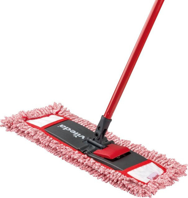 Vileda Pet Pro Microfibre Universal Bodenwischer in Rot und Weiß B/H/T: 17,5 x 156,5 x 6 cm - Bild 3