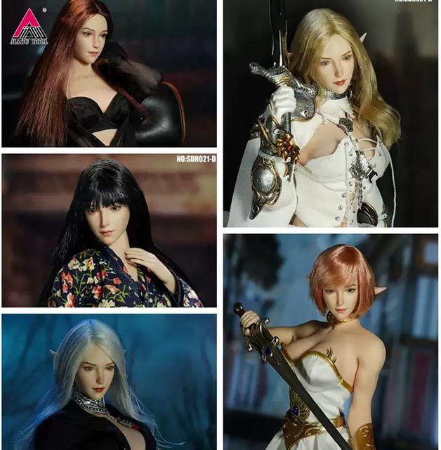 SUPER DUCK Mädchen Elf Ohren Kopf Sculpt, Fantasy, Zubehör - Bild 1