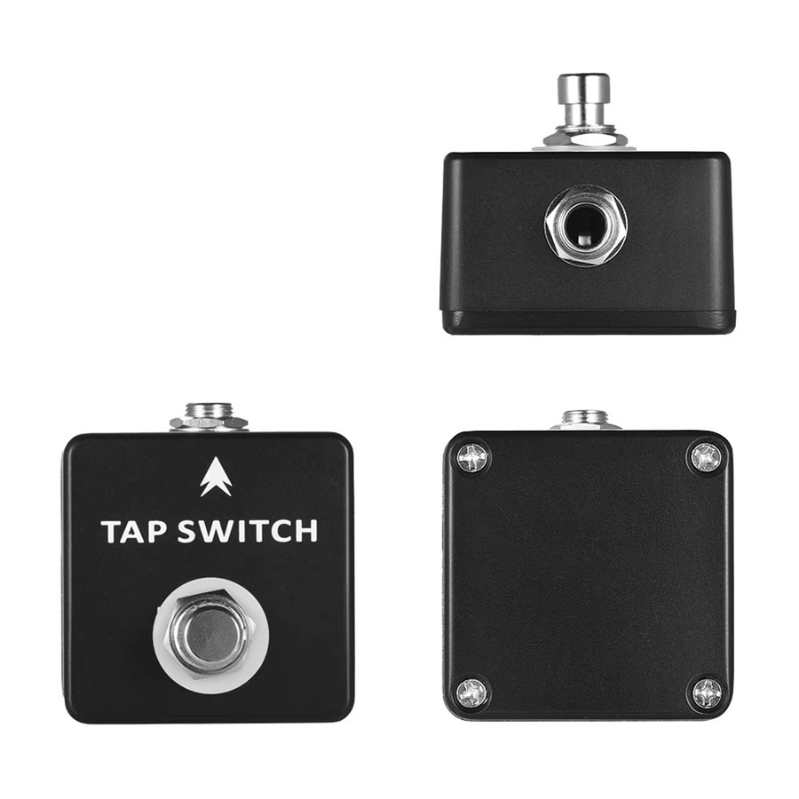 MOSKYAudio Tap-Tempo-Schalterpedal Tap Switch mit Vollmetallgehäuse in Schwarz - Bild 3