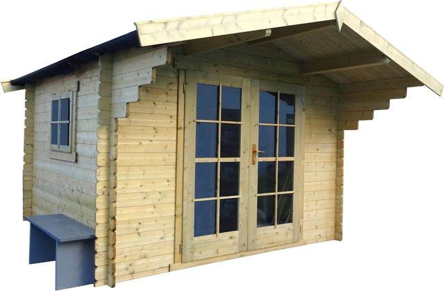 Gartenhaus Blockbohlenhaus York B: 300 cm, T: 300 cm - Bild 1