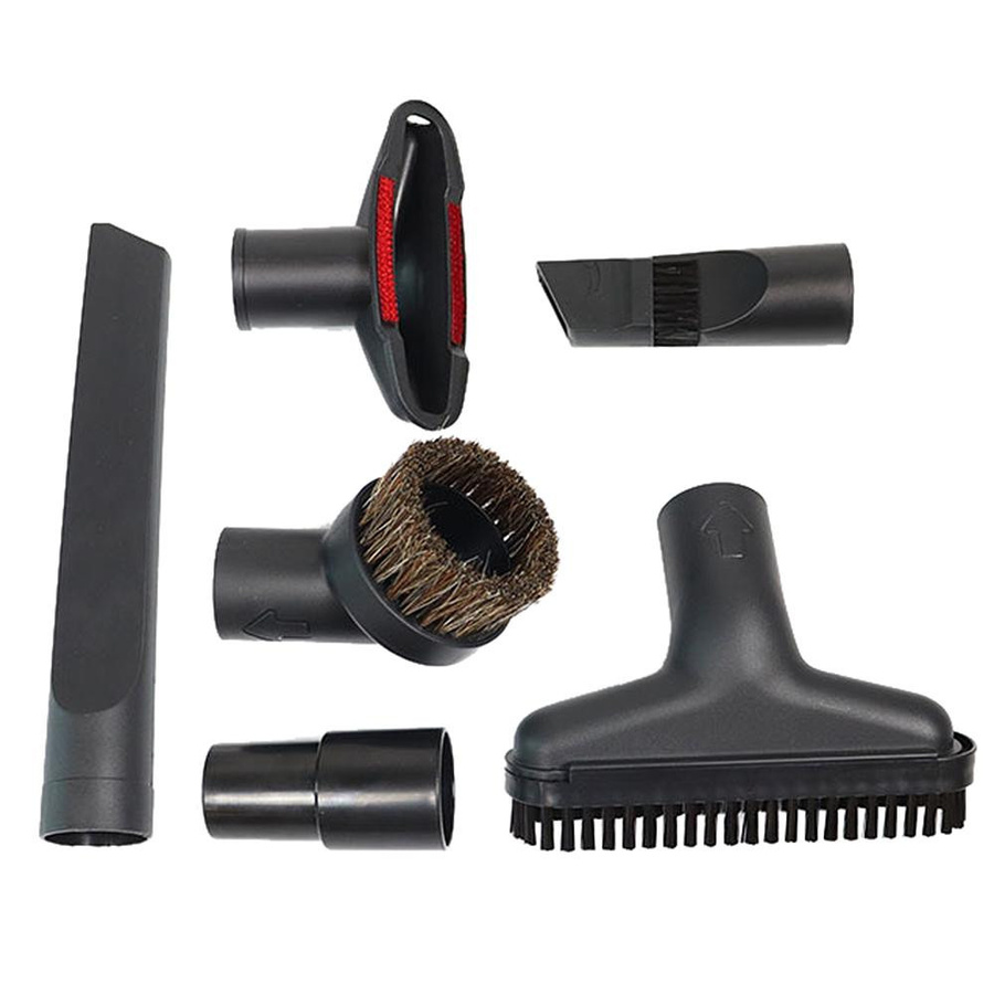 Dyson 6-teiliges Bürstenkopf-Set mit Pferdehaarbürste für Haushaltsstaubsauger, Schwarz - Bild 6