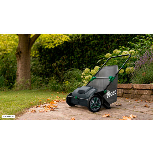 Mr. GARDENER Laubsammler in Schwarz mit 100 l Auffangkapazität und 53 cm Arbeitsbreite - Bild 3