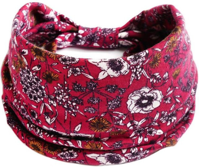 KaiTingu Stirnband, Baumwolle, Blumendruck, Damen - Bild 1