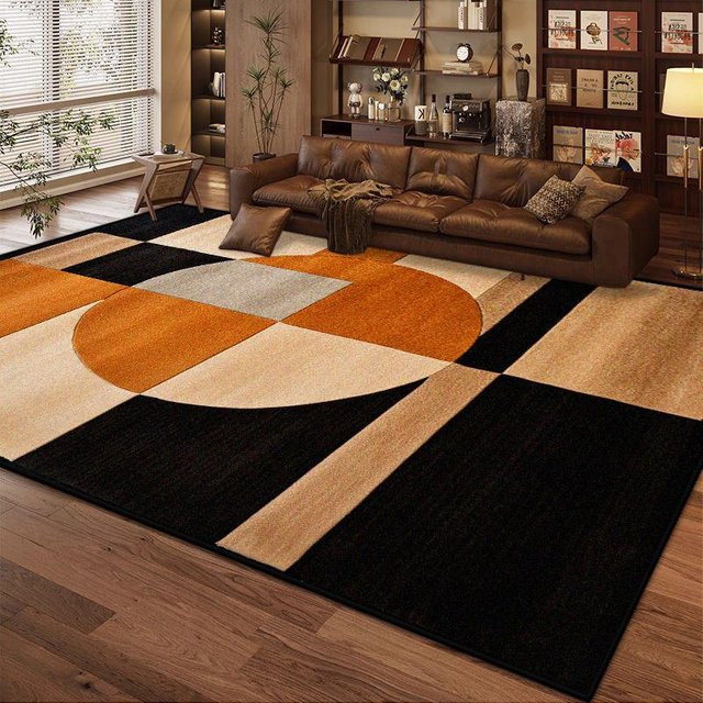 Moderner Wohnzimmerteppich Karpetti mit geometrischem Design, rutschfest und waschbar, Mehrfarbig, B: 300 cm, T: 200 cm - Bild 1