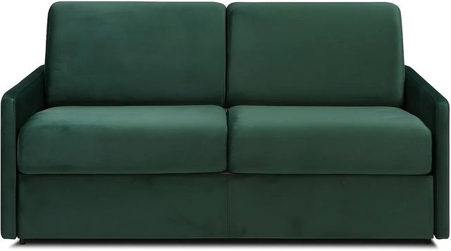 Vente-unique Schlafsofa Calife in Tannengrün mit Samtbezug, Breite: 170 cm - Bild 1