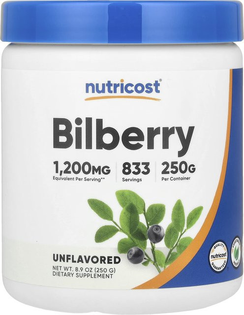 Nutricost Heidelbeerpulver geschmacksneutral 250 g - Bild 1