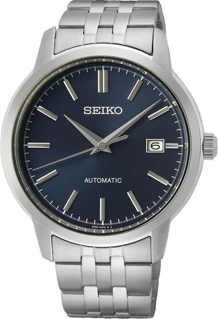Seiko Armbanduhr Automatik, Edelstahl, Blau, 41 mm, Herren - Bild 1