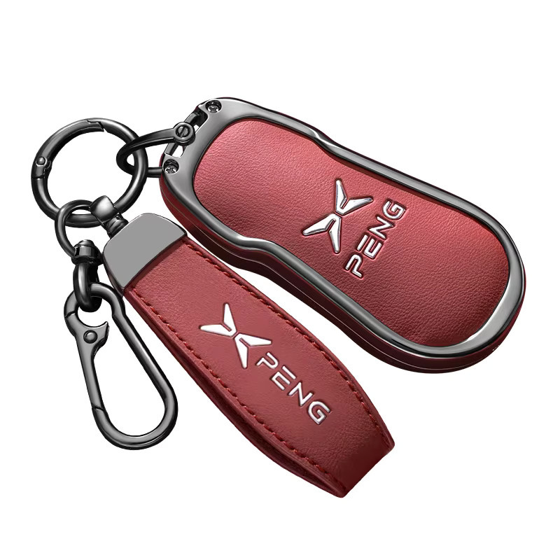 Schlüsselhülle Zink-Legierung, Leder, Schlüsselkette, Unisex - Bild 2
