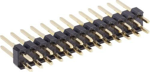 BKL Electronic Stiftleiste Standard in Schwarz mit 2 Reihen und je 20 Polzahlen - Bild 1