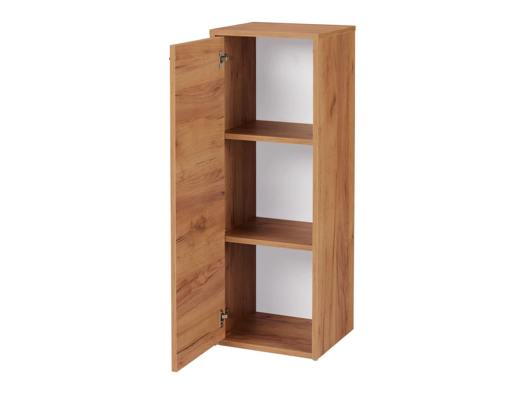 LIVARNO Hochschrank VERONA in Braun und Schwarz mit zeitlosem Design, B/T/H: 35 x 40 x 110 cm - Bild 3
