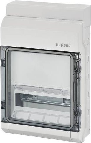 Hensel Kleinverteiler KV 9220 Aufputz mit 12 Teilungen, transparentes Kunststoffgehäuse, IP 65 - Bild 1