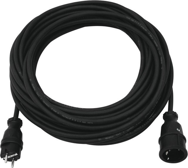 PSSO Verlängerungskabel 3x1,5 mm² 20m Schwarz - Bild 1