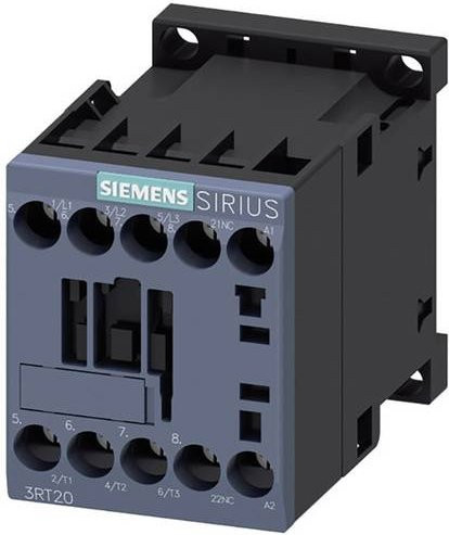 Siemens SIRIUS Schütz 3RT2017-1AP02 in Grau mit 3 Schließern, 5,5 kW und 230 V/AC, 12 A - Bild 1