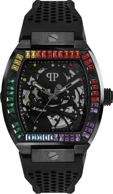 Philipp Plein Armbanduhr Automatik, Edelstahl, Schwarz, 44 mm, Herren - Bild 1