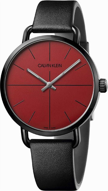 Calvin Klein Armbanduhr, Quarz, Edelstahl, 42 mm, Leder, Herren - Bild 1
