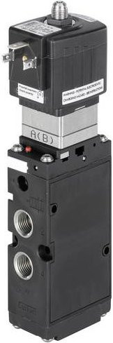 Bürkert Pneumatikventil 6519 132468 in Schwarz mit maximal 10 bar - Bild 1