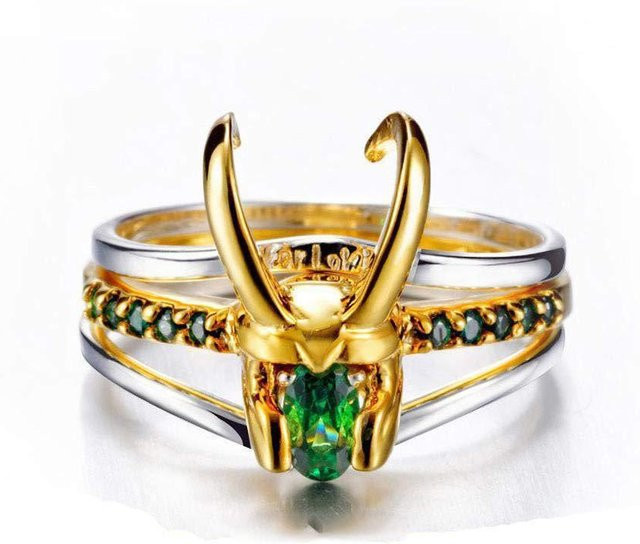 WIKHOSTAR Ring, Gold, Zirkonia, Unisex - Bild 1