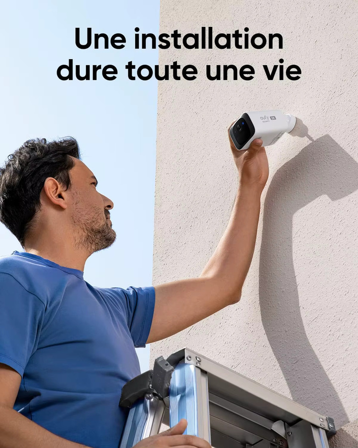 eufy security S220 SoloCam Solar-Überwachungskamera, kabellose Außenkamera mit 2K-Auflösung in Weiß - Bild 2
