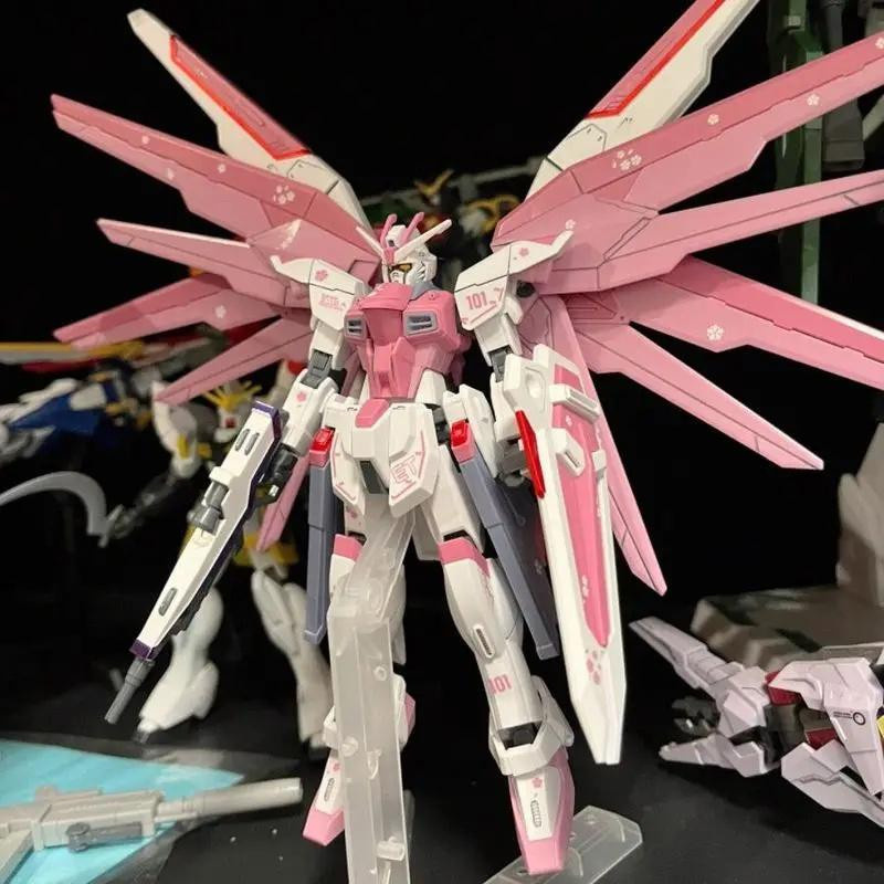 Yiran toy 1 Freedom ZGMF-X10A Freedom Freshman Ver Kirschblüten-Farbschema Mecha Bausatzmodell ab 14 Jahren - Bild 3