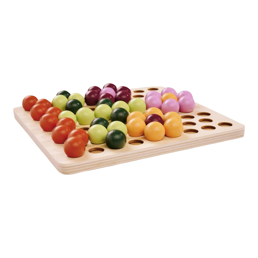 Eichhorn Montessori Sortierperlen, Geschicklichkeitsspiel, Holz, ab 4 Jahre - Bild 2