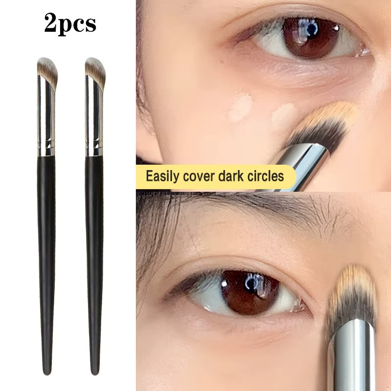 2 Stück Concealer-Pinsel, fingerförmig, Polyesterborsten - Bild 2