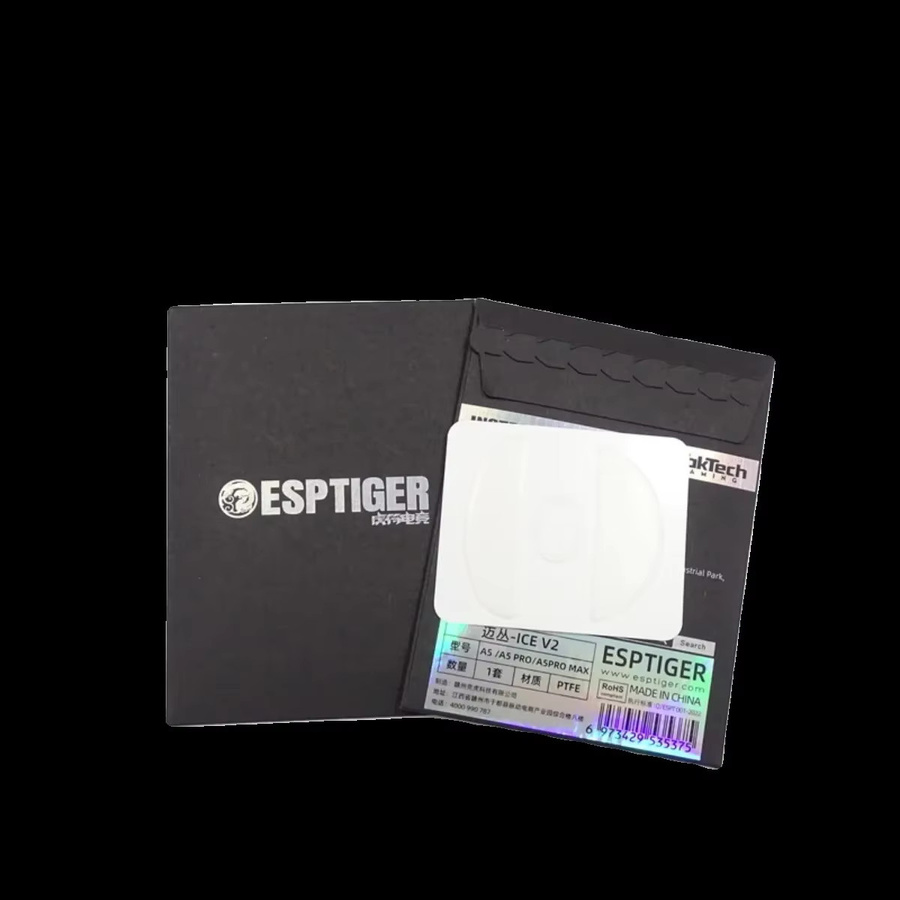 Esptiger ICE V2 PTFE Mausfüße für MCHOSE A7 A5 A5 PRO PRO MAX A7X L7 M7 K7 Ultra Arc Esports in Weiß - Bild 2