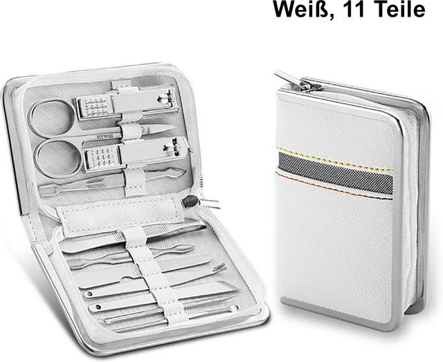 TPFBeauty Maniküre- & Pediküre-Set, 11-teilig, Weiß, Unisex - Bild 1