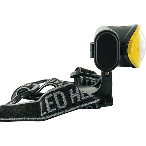 Schwaiger COB LED Stirnleuchte in Schwarz/Gelb mit 3 Betriebsmodi für Werkstatt und Outdoor-Aktivitäten - Bild 5