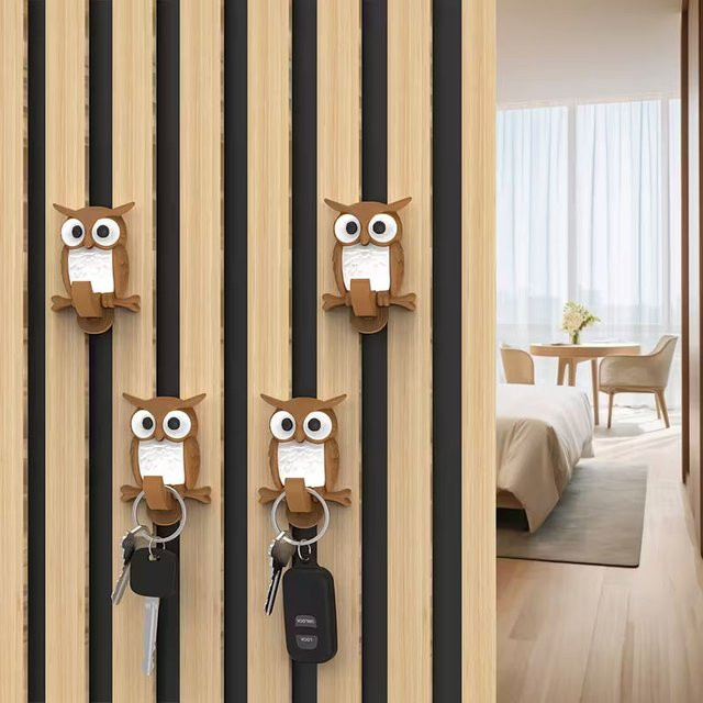 Owl Schallschutzplattenhaken bohrfreier Kleiderhaken für Schallschutzplatten in Heimstudios und Büros - Bild 1