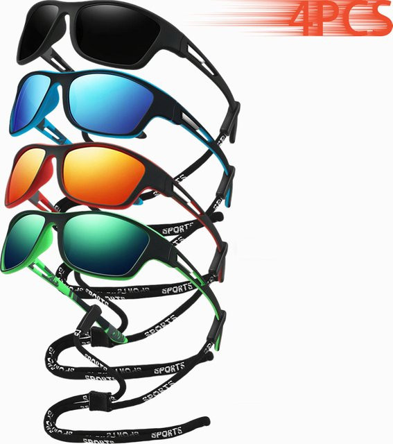 Unisex Sportsonnenbrille, Vollrand, Kunststoff - Bild 1