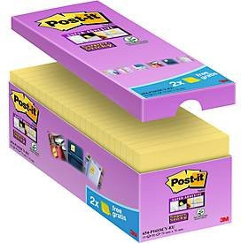 Post-it Super Sticky Haftnotizen Gelb mit extra starker Klebekraft - Bild 1