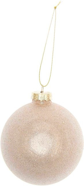 Rico Design Glaskugel Baumschmuck Gold, Durchmesser: 8 cm - Bild 1
