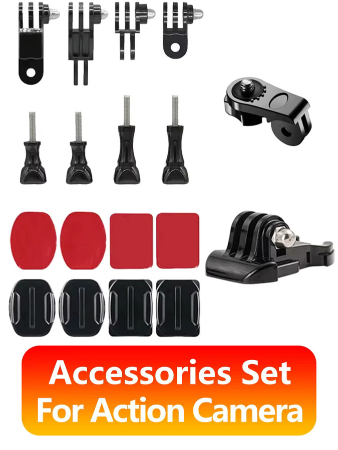 Einstellarm-Adapter-Basisschraube für GoPro und Action-Kameras, Farbe: Schwarz - Bild 3